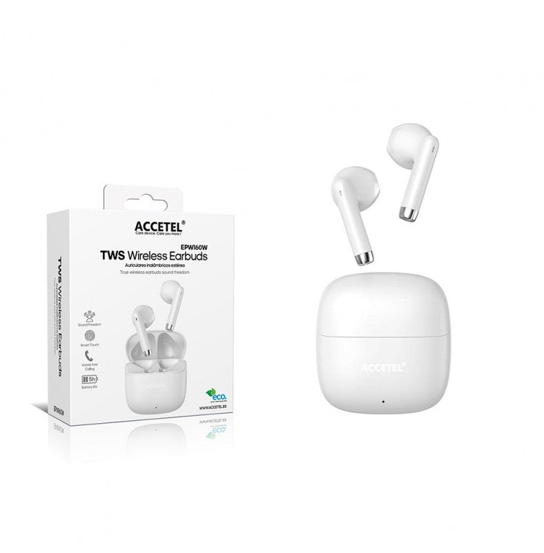 Auriculares sem fio EPW160W TWS - Branco