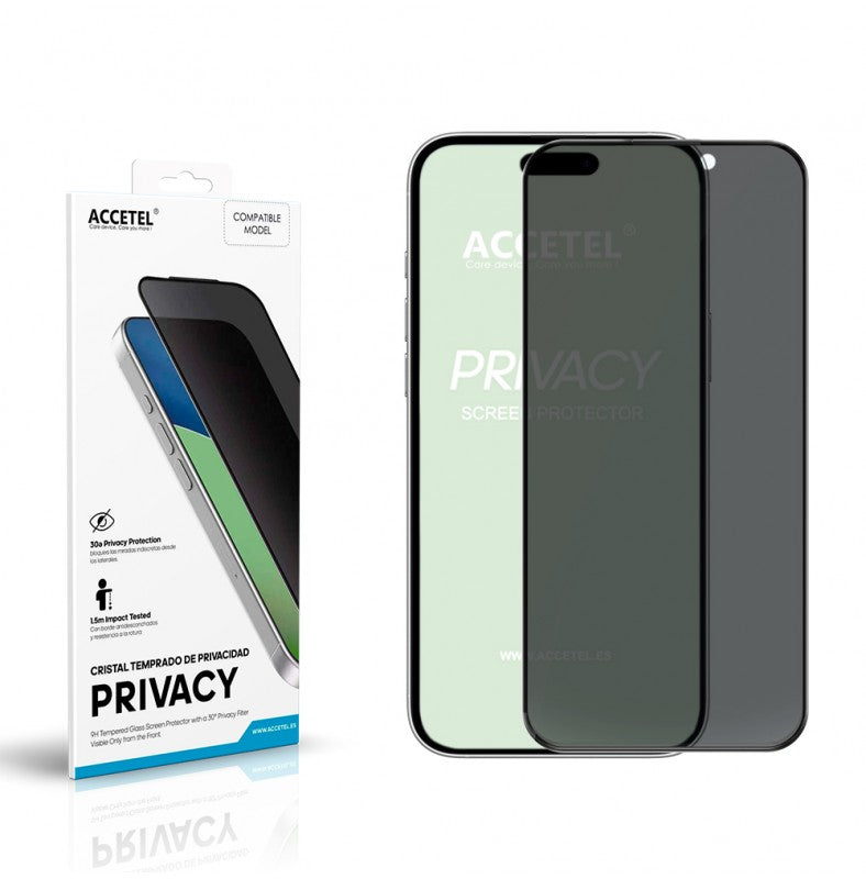 Película de vidro com privacidade - iPhone 16 Pro Max