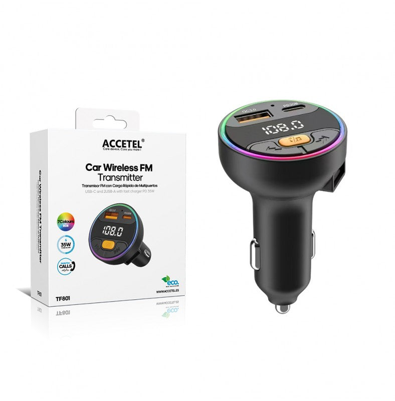 Transmissor FM Bluetooth para carro