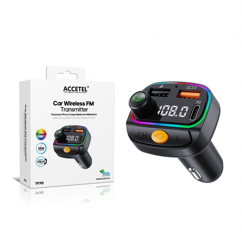 Transmissor FM Bluetooth para carro